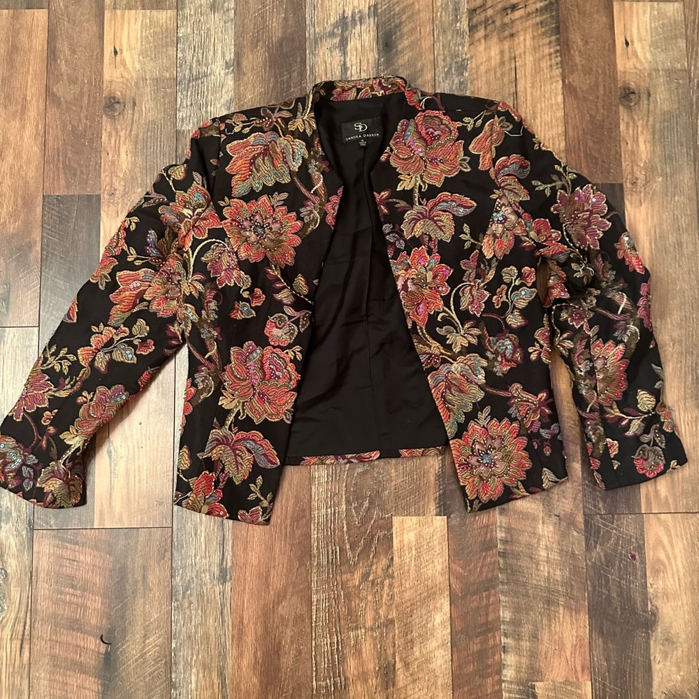 Floral blazer